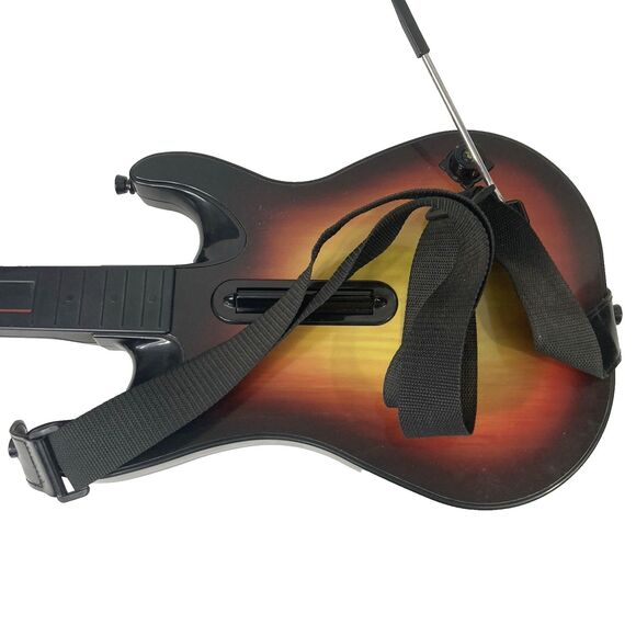 RedOctane GuitarHero PS3 Wireless Sunburst (95457805) 95451.805 Strap/Battery Co - Picture 7 of 10